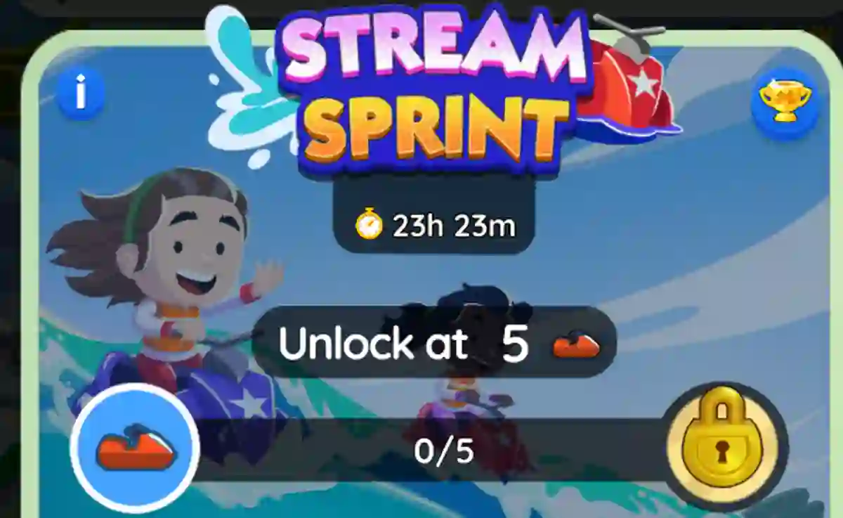 Stream Sprint Monopoly Go Rewards List (July 3, 2025)
